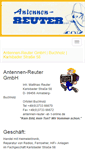 Mobile Screenshot of antennen-reuter.de